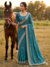 Ktd 2017 Chocolate Silk With Embroidery Work Saree
